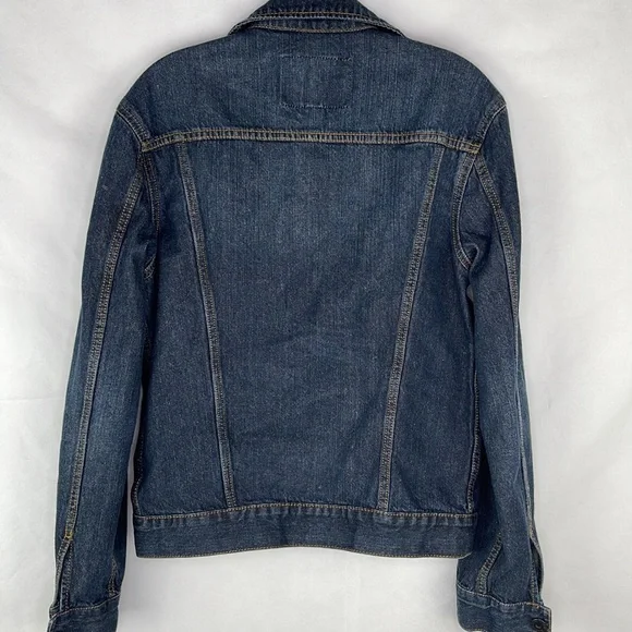 AEO Medium Dark Denim Jean Jacket - Picture 5 of 5